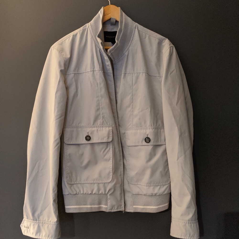Lightweight grey Banana Republic jacket